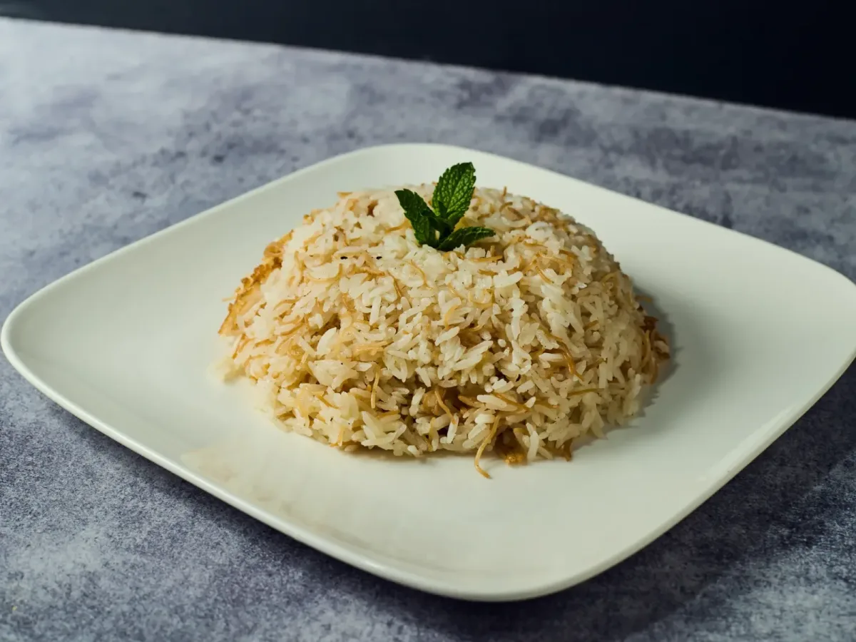 Rice with Vermicelli dish photo