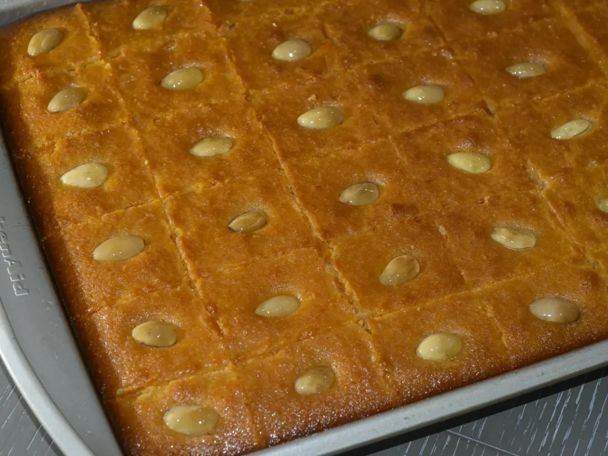 Basbousa dish photo