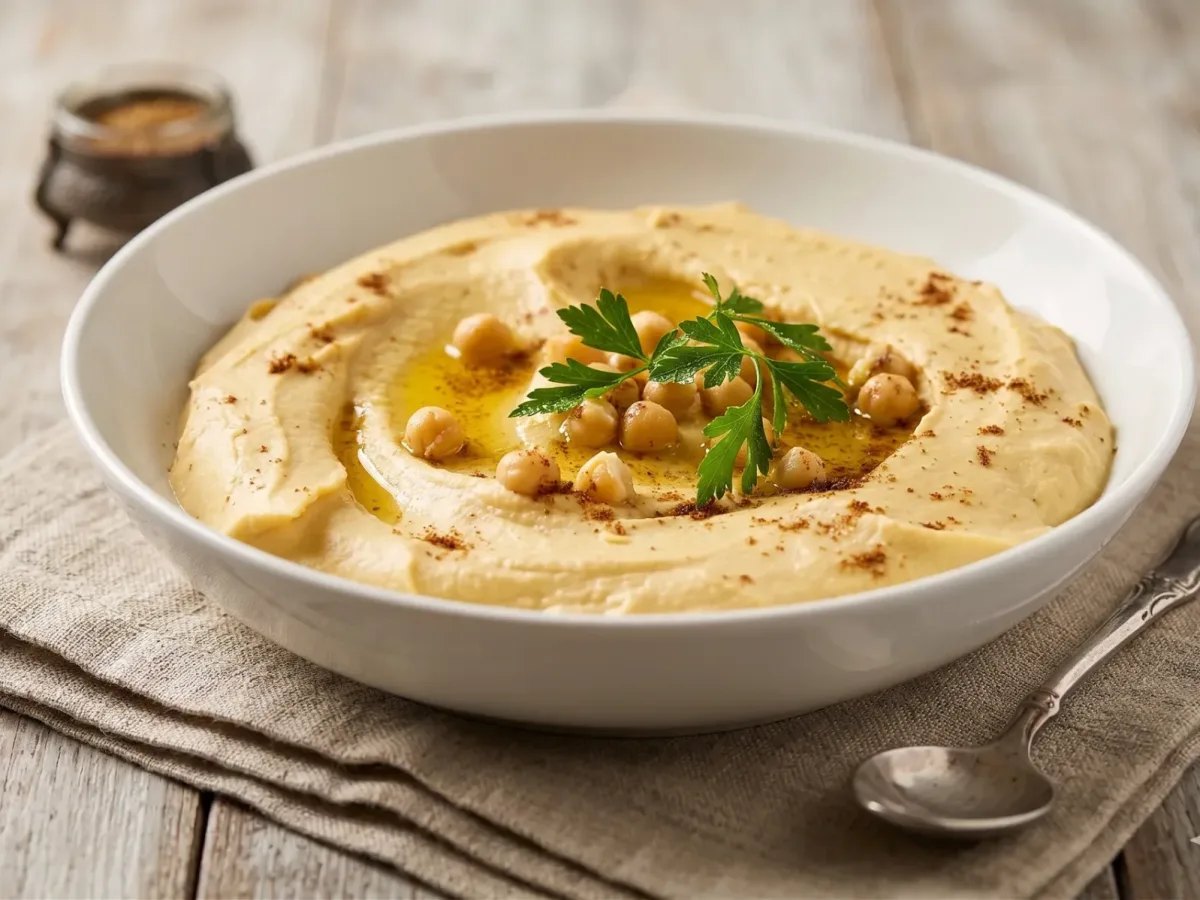 Hummus dish photo