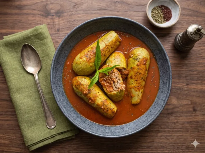 Stuffed Zucchini Veg