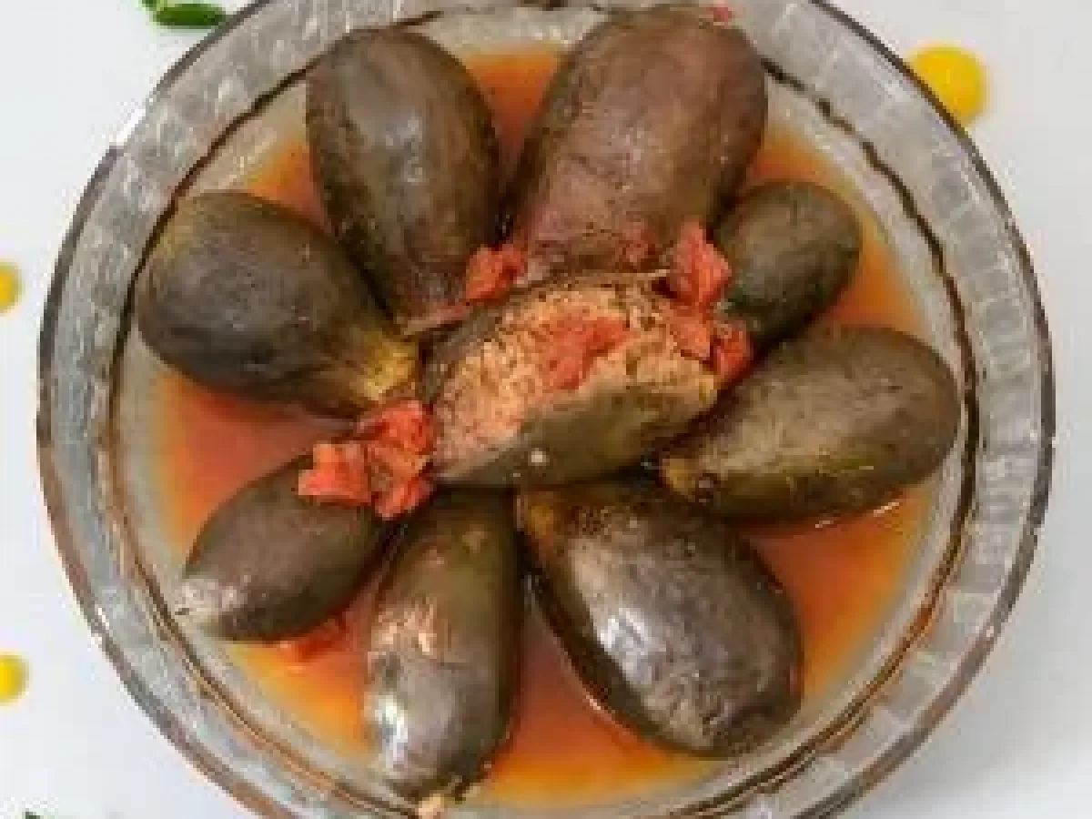 Stuffed Eggplant dish photo