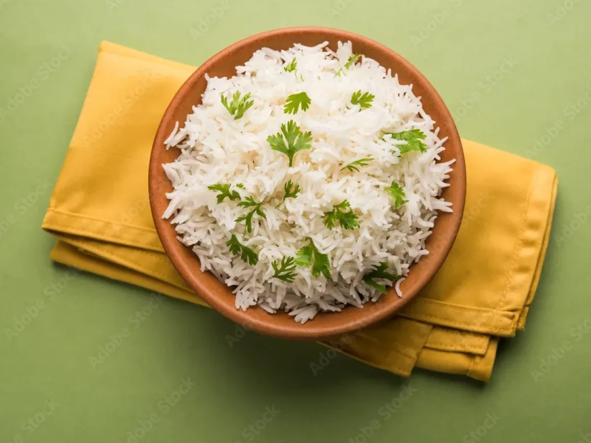 White Rice dish photo